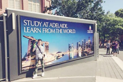 肖同学在澳洲阿德雷德大学 肖同学在澳洲阿德雷德大学